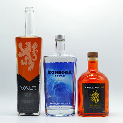 Matériau en verre Super Flint 700 ml Bouteille de liquide pour la manipulation de la surface d'impression à écran