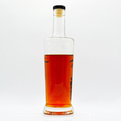 750 ml bouteille vide avec traitement de surface de gel et matériau en verre Super Flint