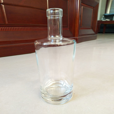 500 ml de verre transparent personnalisé Liquor Vin Whisky Vodka Bouteille de tequila