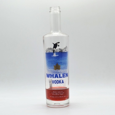 Bouteille en verre de 200 ml/300 ml/500 ml/700 ml/750 ml/1000 ml pour la vodka alcoolisée en vrac