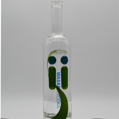 Bouteille en verre de 200 ml/300 ml/500 ml/700 ml/750 ml/1000 ml pour la vodka alcoolisée en vrac