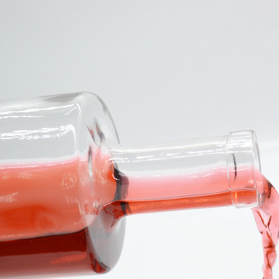 Bouteille en verre de 200 ml/300 ml/500 ml/700 ml/750 ml/1000 ml pour la vodka alcoolisée en vrac