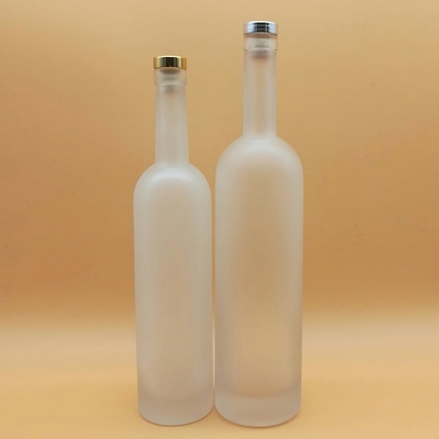 Bouteilles en verre claires de 750 ml pour la vodka, le whisky et les spiritueux