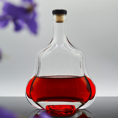 OEM/ODM Acceptable Bouteille en verre de 1 litre pour alcool Whisky Gin Tequila de professionnel