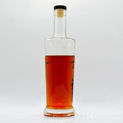Matériau en verre Super Flint 700 ml Whisky Bouteille de verre vide pour boissons alcoolisées