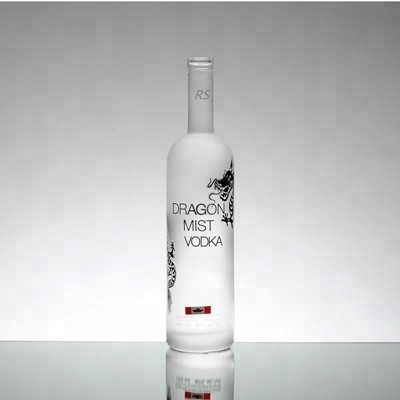 Super Flint Glass Collar 750 ml Bouteilles de vodka avec screw Top type d'étanchéité sur la promotion