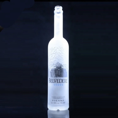 Super Flint Glass Collar 750 ml Bouteilles de vodka avec screw Top type d'étanchéité sur la promotion