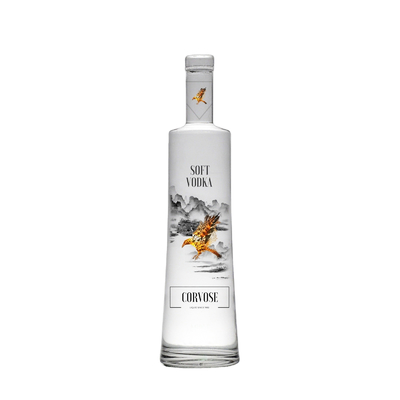 Bottle en verre de 750 ml personnalisée pour le jus de vin, le whisky, le rhum et la vodka