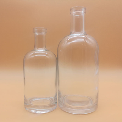 500 ml 750 ml bouteille en verre noir mat pour alcool Brandy Vodka Whisky Spiritueux Liqueur