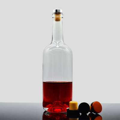 Super Flint Matériau en verre 500ml 750ml 1000ml Vodka Bouteille en verre Bouteille de gin à pour votre