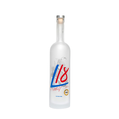 Matériau du collier Super Flint Glass 500 ml Bouteille d'alcool Gin pour l'huile d'olive et les mini-alcools