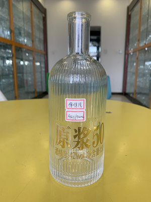 Bouteille de vodka bong spéciale 1000ml 750ml 700ml 500ml 100ml en collier de verre