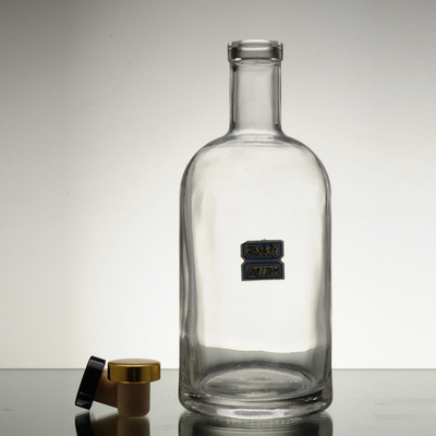 La surface décalé manipulation 750 ml Vodka Whiskey Liquor Spirits Alcool Bouteilles en verre