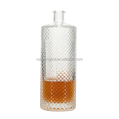 La surface décalé manipulation 750 ml Vodka Whiskey Liquor Spirits Alcool Bouteilles en verre