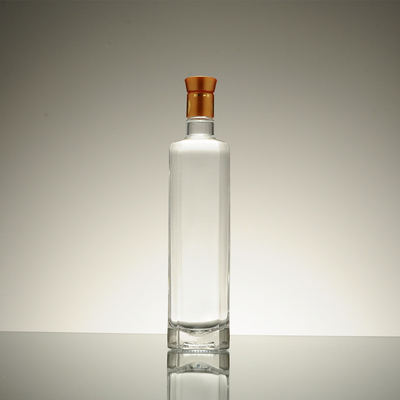 Matériau du collier Bouteille en verre pour vin avec bouchon 750 ml Bouteille de cognac Xo vide