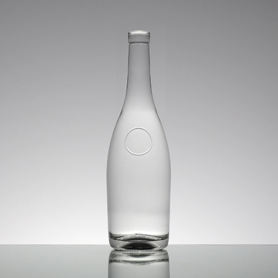 Super Flint Glass 250ml 300ml 350ml 750ml 1l Bouteilles de verre clair de liqueur avec tequila