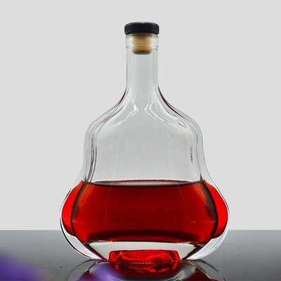 Bouteilles de brandy conception personnalisée bouteille vide de liqueur pour bouteille en verre de vodka 750 ml