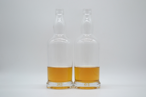 Bouteilles de vin en verre transparent personnalisées pour le tequila, le whisky et le brandy 750 ml 500 ml 1000 ml