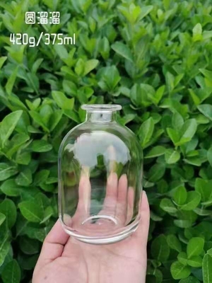 Matériau du collier Super Flint Glass 750 ml Whiskey Vodka Bouteilles d'huile de liqueur avec couvercle en liège