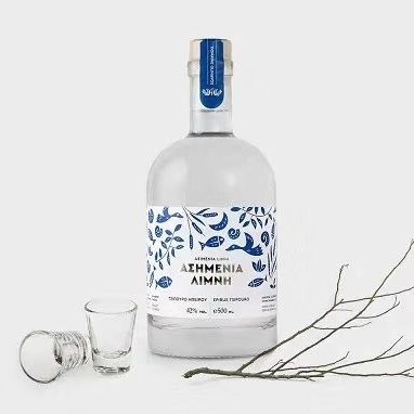 Bouteille en verre de 750 ml pour les spiritueux Gin vide Rhum recyclé Whisky Vodka OEM/ODM Acceptable