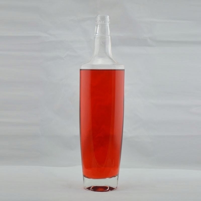 Bouteille en verre de 750 ml pour les spiritueux Gin vide Rhum recyclé Whisky Vodka OEM/ODM Acceptable