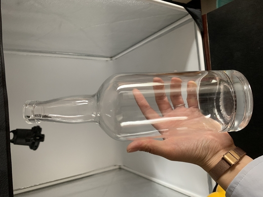 Bouteille en verre gravée pour vodka/brandy/whisky 500 ml 700 ml