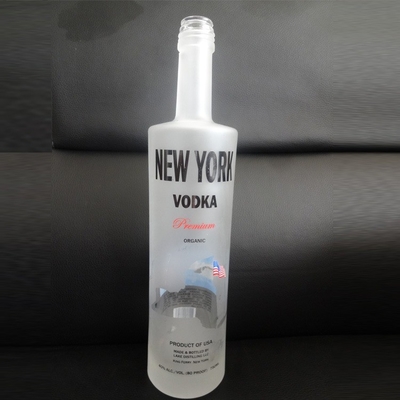 500 ml 750 ml 1000 ml Bouteille en verre Super Flint pour la vodka industrielle et le whisky et le rhum