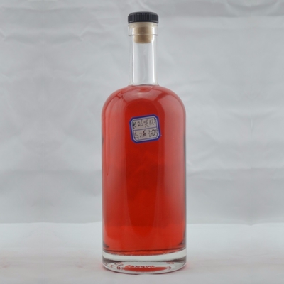 Bouteille en verre de liqueur de 500 ml, 700 ml, 750 ml et 1000 ml pour alcools