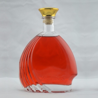 Bouteille en verre de liqueur de 500 ml, 700 ml, 750 ml et 1000 ml pour alcools