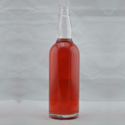 Bouteille en verre de liqueur de 500 ml, 700 ml, 750 ml et 1000 ml pour alcools