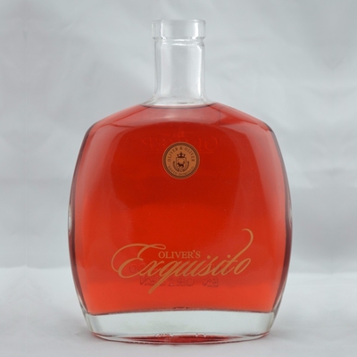 Bouteille en verre de liqueur de 500 ml, 700 ml, 750 ml et 1000 ml pour alcools