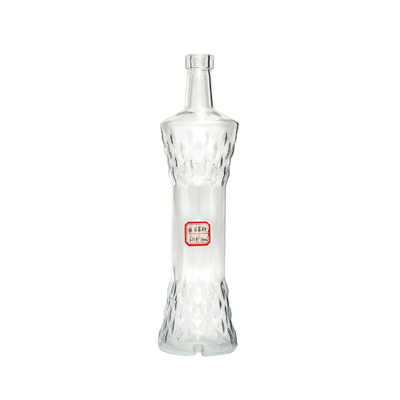 Boissons industrielles 750 ml Bouteille de vin liquide avec capuchon à joints en verre super flint