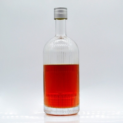Bouteille en verre de 375 ml pour étiquetage à chaud Vin glacé Rum Brandy Boissons et boissons froides