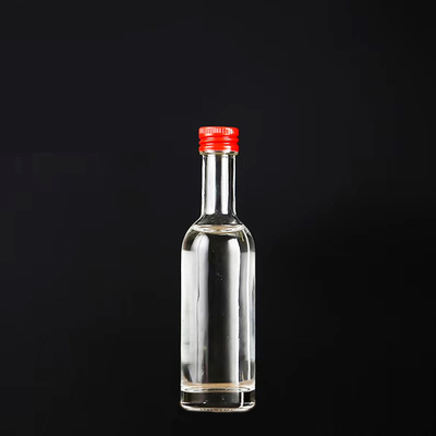 Bouteilles d'alcool en mini-verre à spray de whisky vide avec un matériau en verre Super Flint