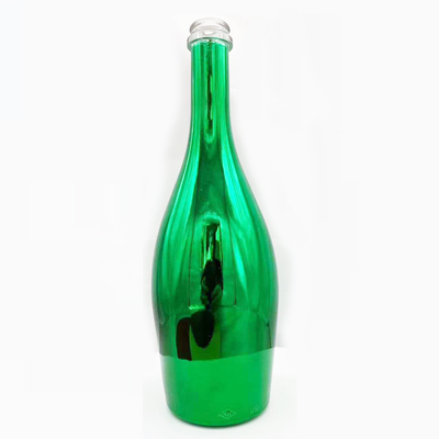 Bouteille de verre vide pour le vin 1 litre Bouteilles de verre couleur électroplate personnalisées