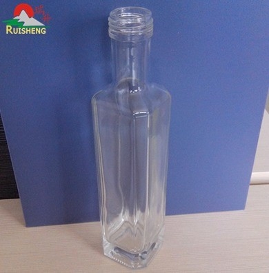 700 ml 750 ml Super Flint Bouteille en verre carré française pour l' alcool Standard certifié SGS