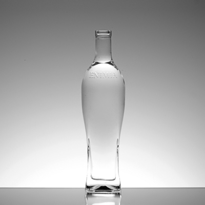 750 ml 700 ml bouteille de verre de vin spiritueux claire avec matériau de verre Super Flint