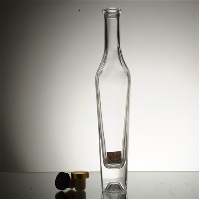 350 ml 550 ml 750 ml Bouteille de verre vide pour la vodka Whisky vin rouge