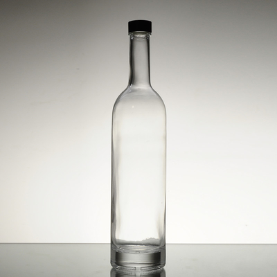 350 ml 550 ml 750 ml Bouteille de verre vide pour la vodka Whisky vin rouge