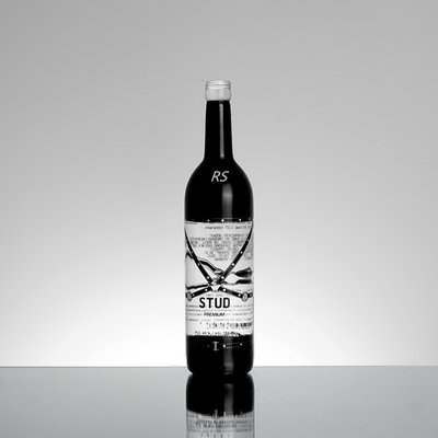 Matériau en verre Super Flint 700 ml 750 ml 1 litre Bouteille en verre de vodka avec norme CE
