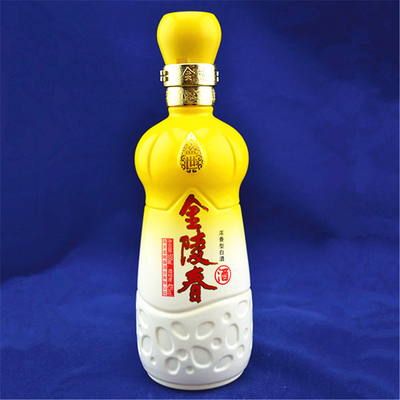 Bouteille en verre de liqueur blanche en forme de fusée de 750 ml pour boissons