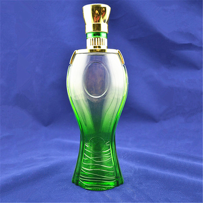 Bouteille en verre de liqueur blanche en forme de fusée de 750 ml pour boissons