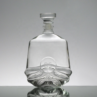 Bouteille en verre transparent de 1 litre pour boissons Assurance du commerce Paiement Boissons industrielles