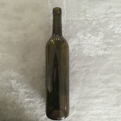 Matériau de verre de couleur brute bouteille de vin antique glace profonde Processus et TT Délai de paiement