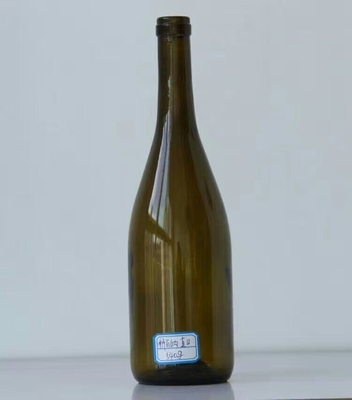 Matériau de verre de couleur brute bouteille de vin antique glace profonde Processus et TT Délai de paiement
