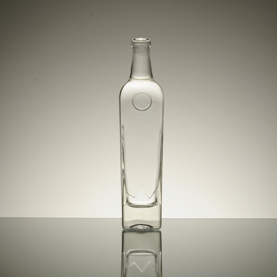 Traitement de surface de gel Bouteille en verre carré française de 700 ml 500 ml / 250 ml