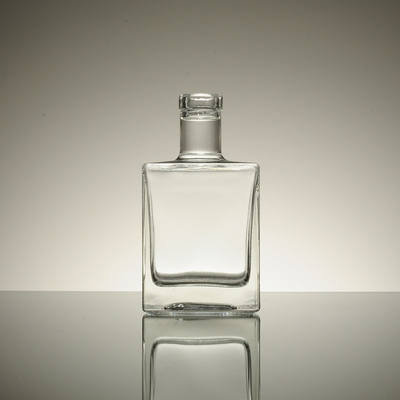Traitement de surface de gel Bouteille en verre carré française de 700 ml 500 ml / 250 ml