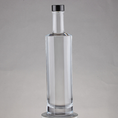 Bouteille de whisky en relief, bouteilles de verre avec bouchon