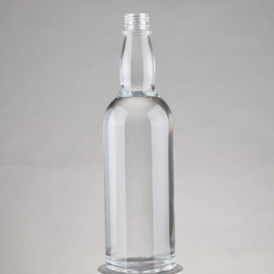 Bouteille de whisky en relief, bouteilles de verre avec bouchon