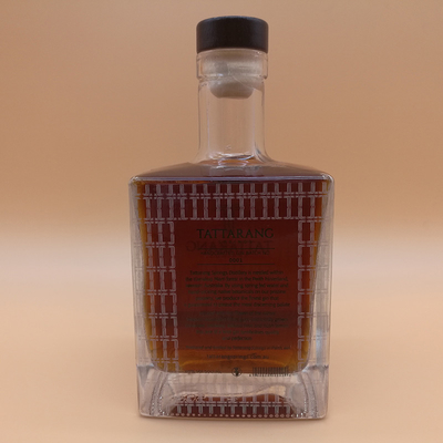 750 ml de bouteilles d'alcool super-frites claires et vides avec poids/hauteur personnalisé